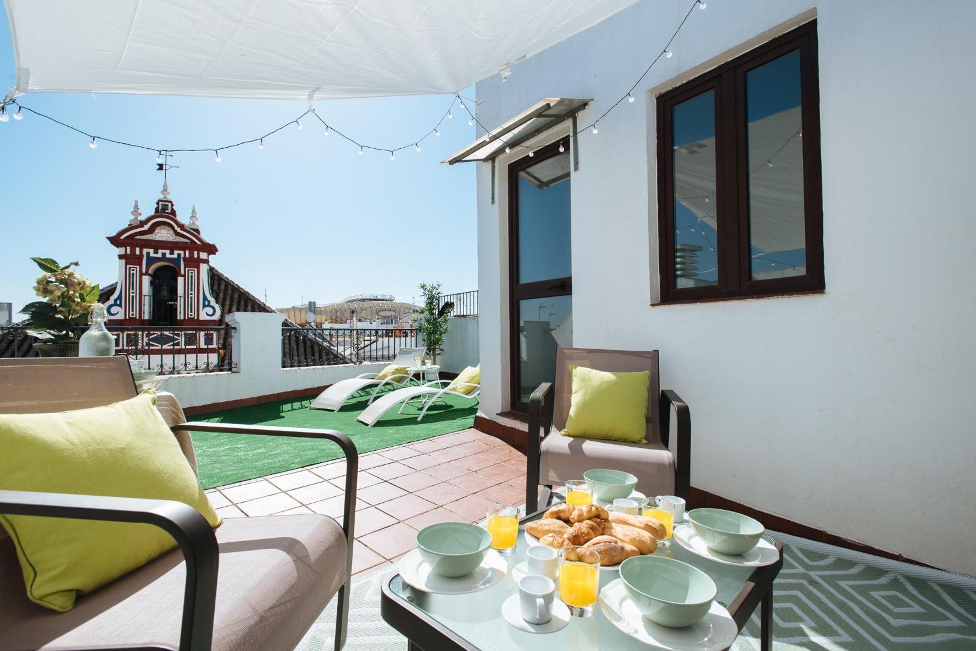 Hostly Orfila 3A-3B Exclusive Penthouse-Center-Fibre-Parking Optional Apartment Sevilla Exterior foto